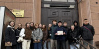 Обучающиеся колледжа УралГУФК посетили выставку «Повесть о войне», посвященную 80-летию Победы в Великой Отечественной войне - УралГУФК