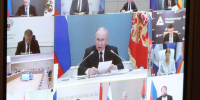 Алексей Текслер принял участие в Совете по развитию физической культуры и спорта при Президенте РФ. Фото: АО "Обл-ТВ", автор фото - Наиль Фаттахов - Губернатор Челябинской области