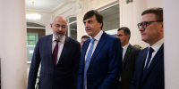 Министр просвещения России Сергей Кравцов и губернатор Челябинской области Алексей Текслер посетили ЮУрГГПУ - ЧГПУ