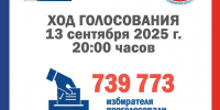 ЯВКА ИЗБИРАТЕЛЕЙ НА 20:00 - Избирательная комиссия