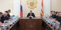 Алексей Текслер провел рабочее совещание по вопросам безопасного прохождения паводковых вод в Челябинской области. Автор фото: Наиль Фаттахов, ИА «Первое областное» - Губернатор Челябинской области