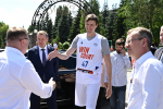 В Магнитогорске открылась современная баскетбольная площадка WIN COURT. Автор фото - Людмила Ковалева