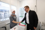 Поликлиника построена в рамках региональной программы «Модернизация первичного звена здравоохранения» национального проекта «Продолжительная и активная жизнь».